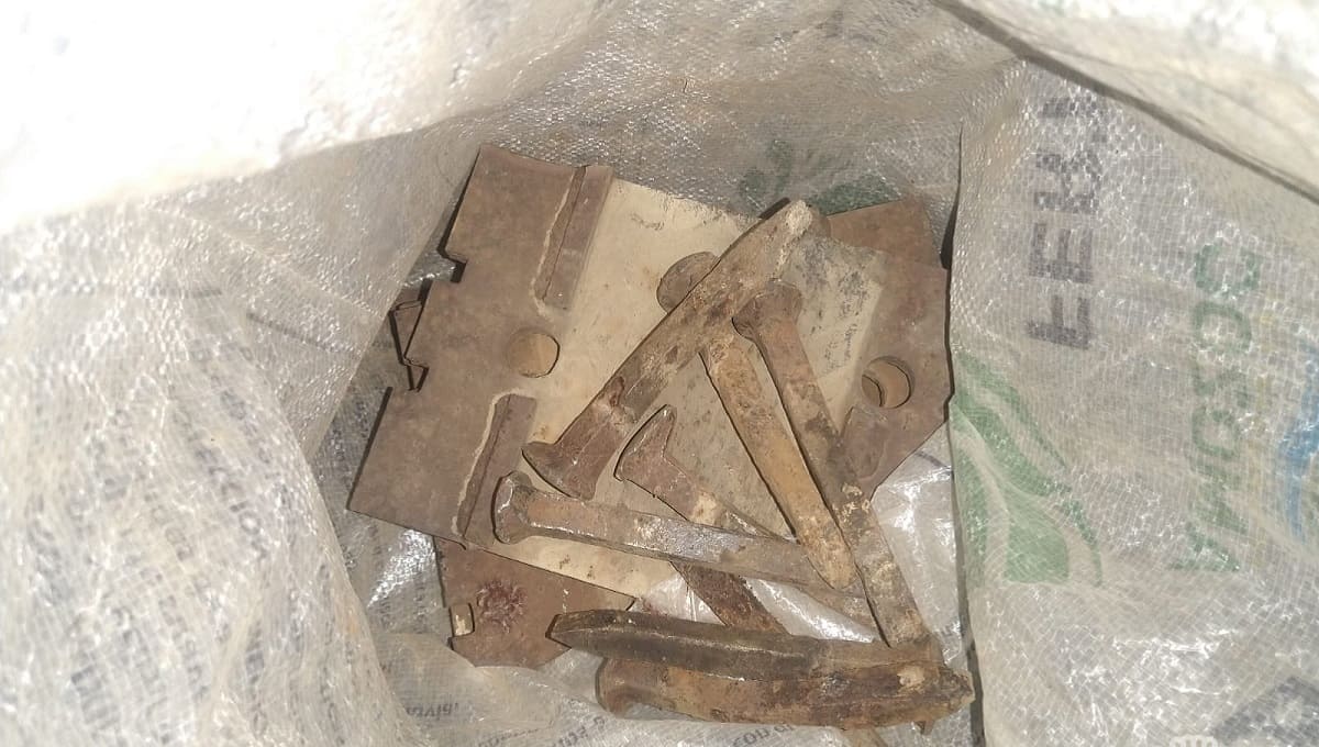 Capturan SSP y GN a dos presuntos ladrones de vías ferroviarias 1 ladrones de vias ferroviarias Puebla 1