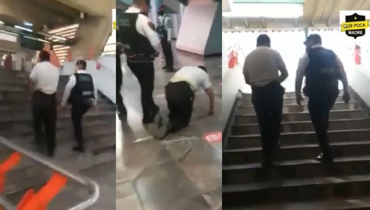 ¡Milagro en el Metro CDMX! Persona con "discapacidad" sale caminando (VIDEO) 4 metro