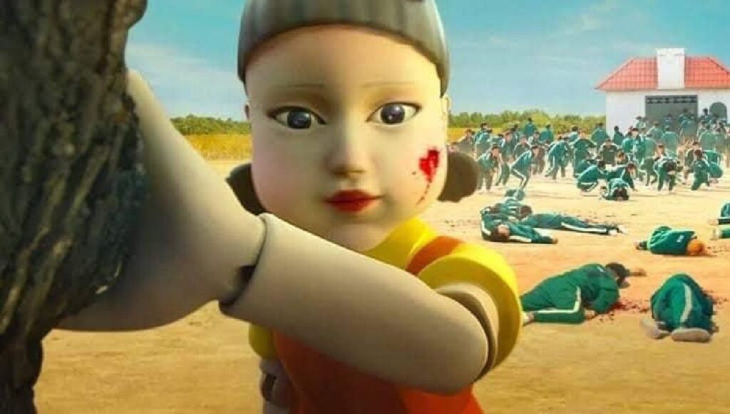 muñeca del juego del calamar