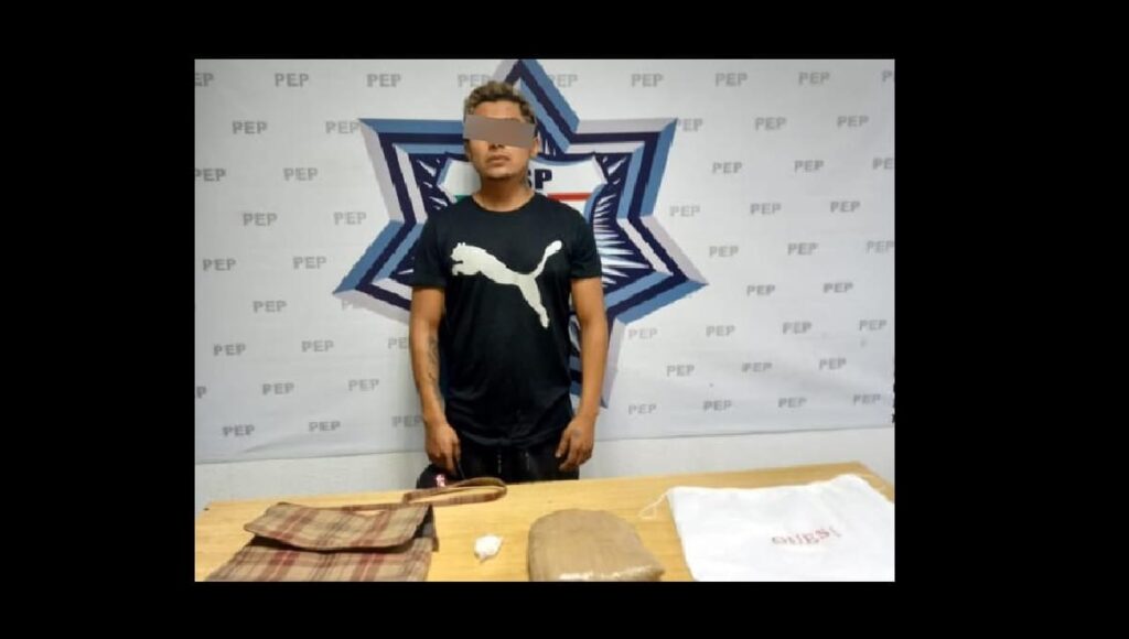 narcomenudista detenido por la SSP 1