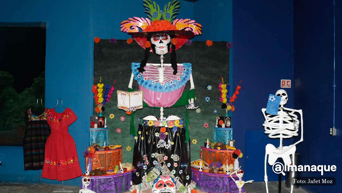 ofrenda catrina acuario michin puebla 8