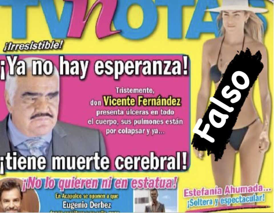 Familia de Vicente Fernández descarta que tenga muerte cerebral 4 Vicente Fernández