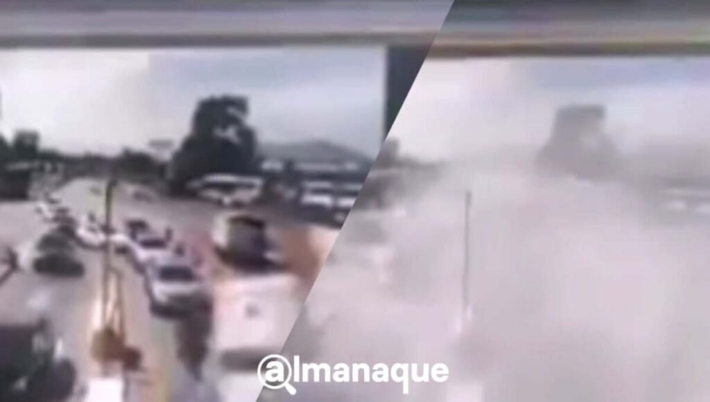 Video del accidente en la caseta San Marcos