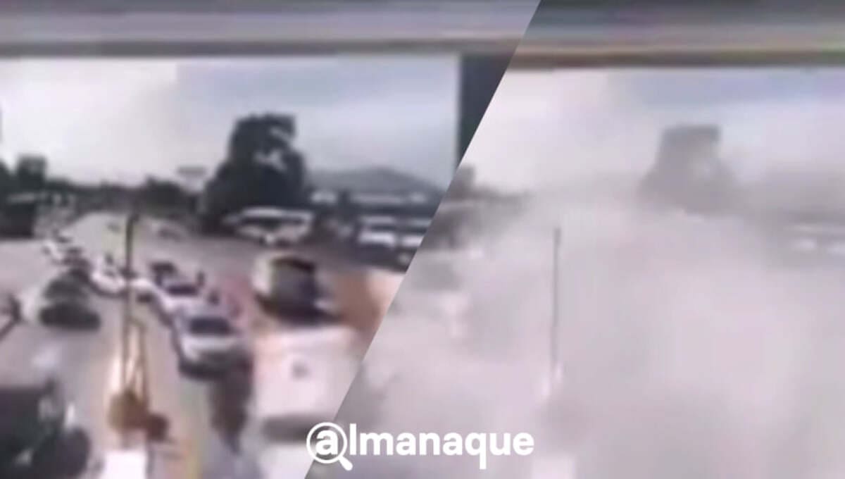 VIDEO: El momento exacto en el que un tráiler mata a 19 personas en la México-Puebla 1 Video del accidente en la caseta San Marcos