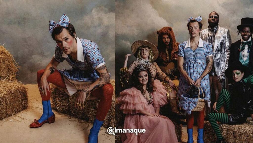 Harry Styles disfrazado de Dorothy