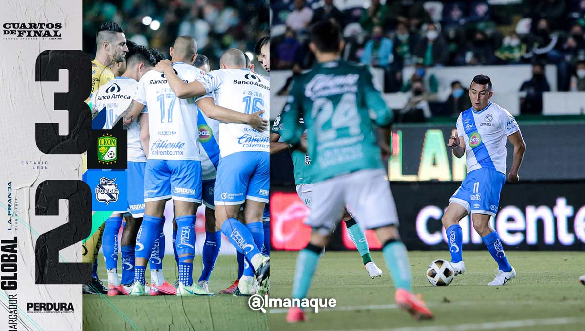 El VAR acuchilla al Puebla y queda eliminado en León 2 Puebla Leon liguilla 2021