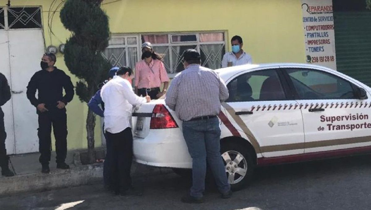 Coordinan SMT y SSP inspección de unidades de transporte en Tehuacán 2 SMT1 8