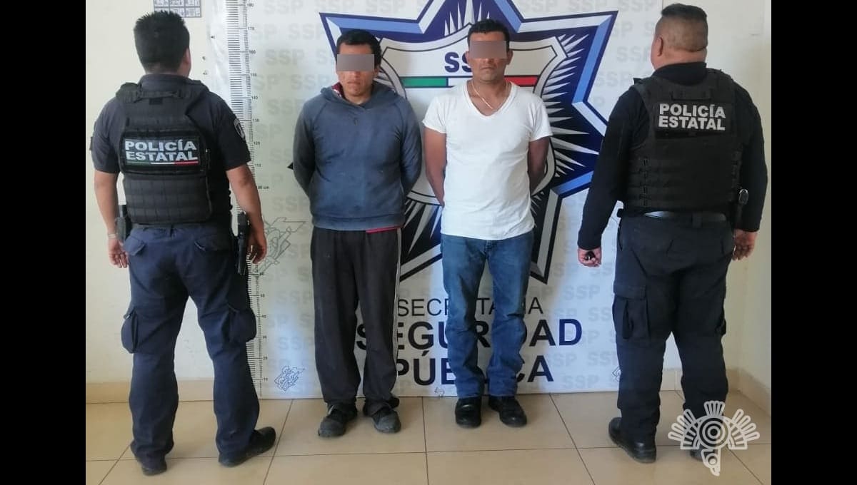Frustra robo Policía Estatal en San Martín Texmelucan 1 SSP frustra robo en Texmelucan 1