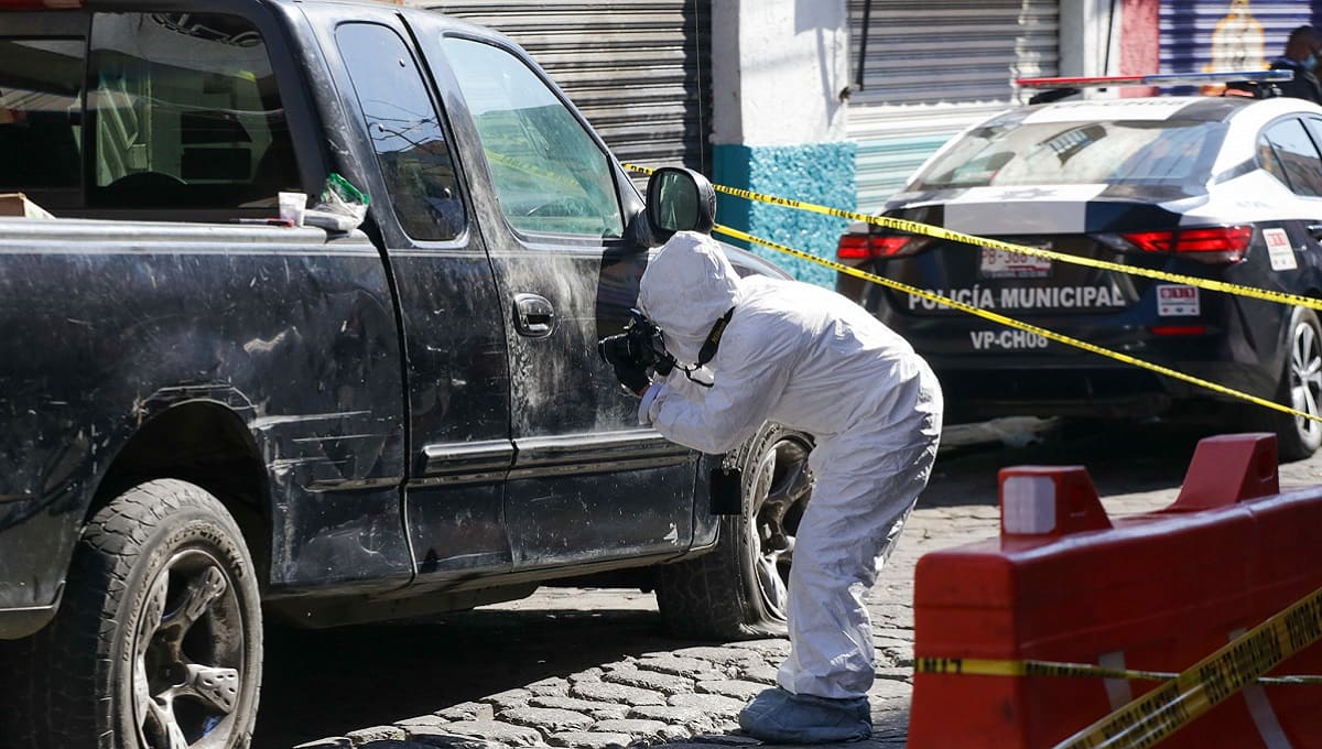 Balacera entre vendedores ambulantes deja dos heridos en el Centro Histórico 4 balacera 1