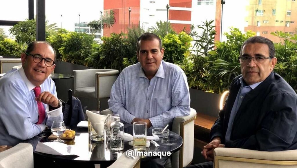 despedida Javier Lopez Diaz Juan Carlos Valerio Carlos Martin amigos