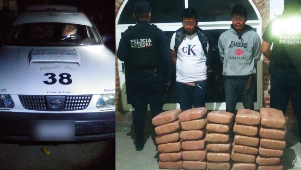 detenidos con 50 kg de marihuana en huehuetlan 1