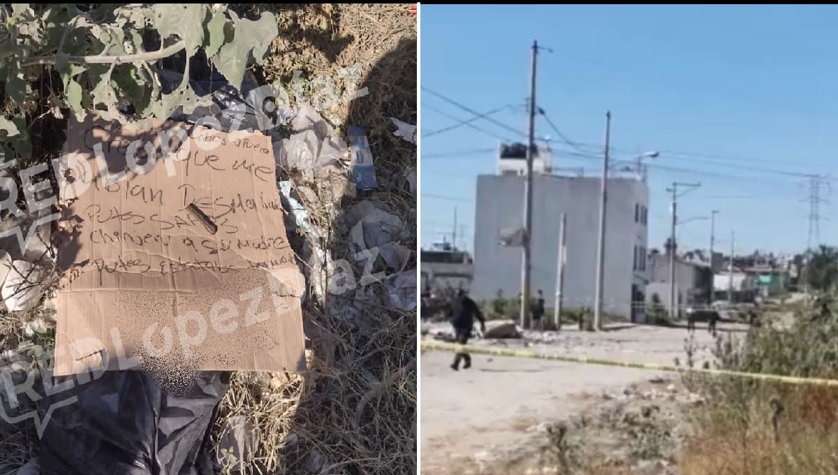 Con narcomensaje, encuentran un embolsado en la colonia Santa Lucía de Puebla 2 embolsado santa lucia 1