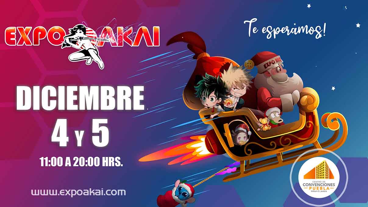 Asiste a la Expo Akai este 4 y 5 de diciembre en el Centro de Convenciones Puebla 2 expo akai