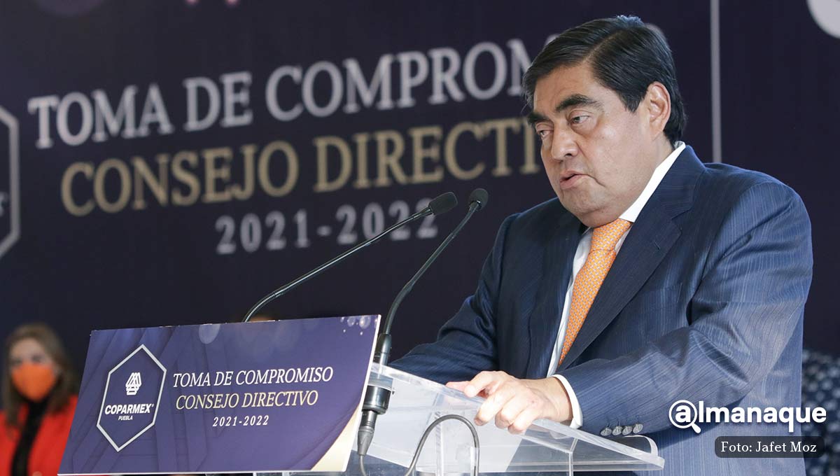 Barbosa encara a la Coparmex: les reclama nulo apoyo en la pandemia y niega injerencia en la UDLAP 4 fotos coparmex puebla 4