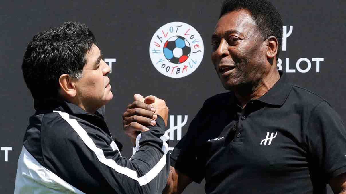 "Un año sin Diego": Pelé recuerda a Maradona en su aniversario luctuoso 3 maradona pele
