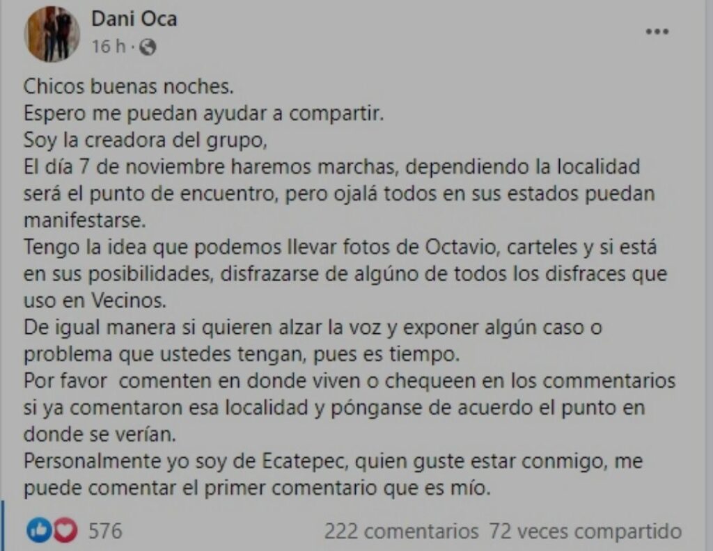 Convocan a marcha para exigir justicia por la muerte de Octavio Ocaña 4 Octavio Ocaña