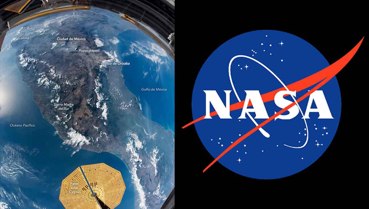 La Nasa publica foto de México desde el espacio; así se ve el Popocatépetl 3 nasa