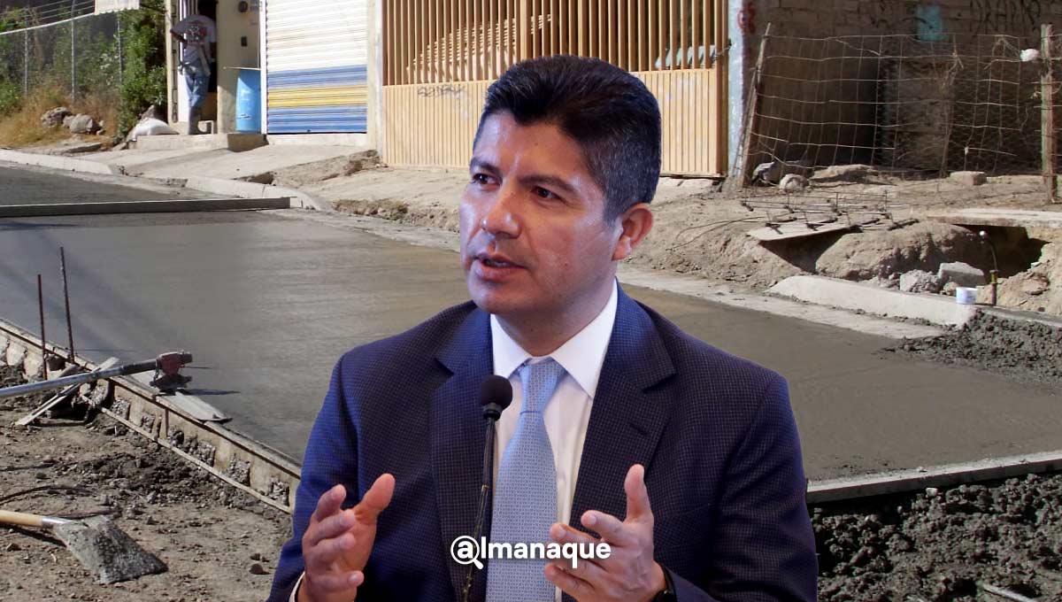 Anuncia Lalo Rivera pavimentación de calles con concreto hidráulico en Puebla en 2022 2 portada eduardo Rivera concreto