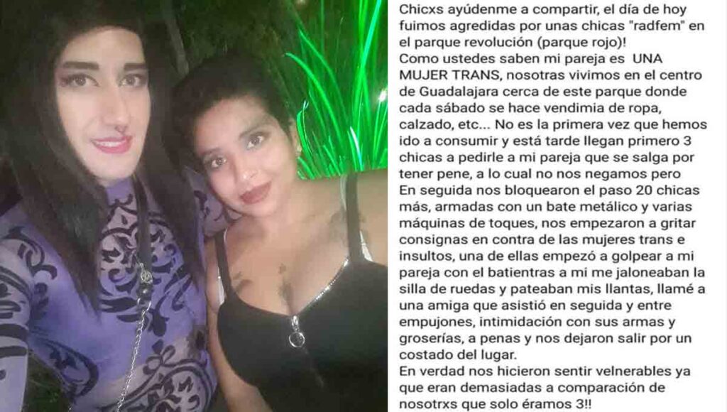 trans agredida gdl