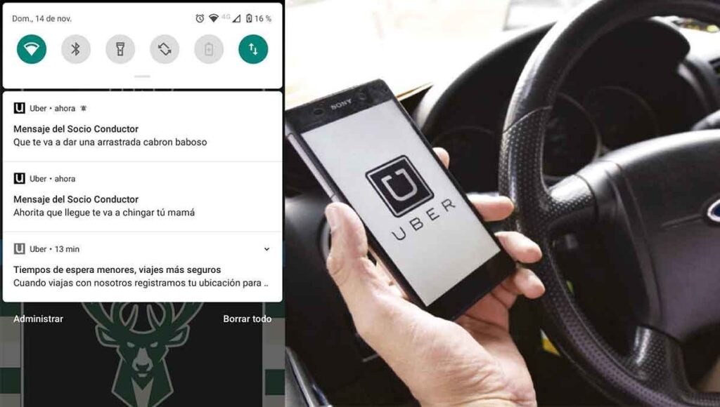 uber te va a chingar tu mama