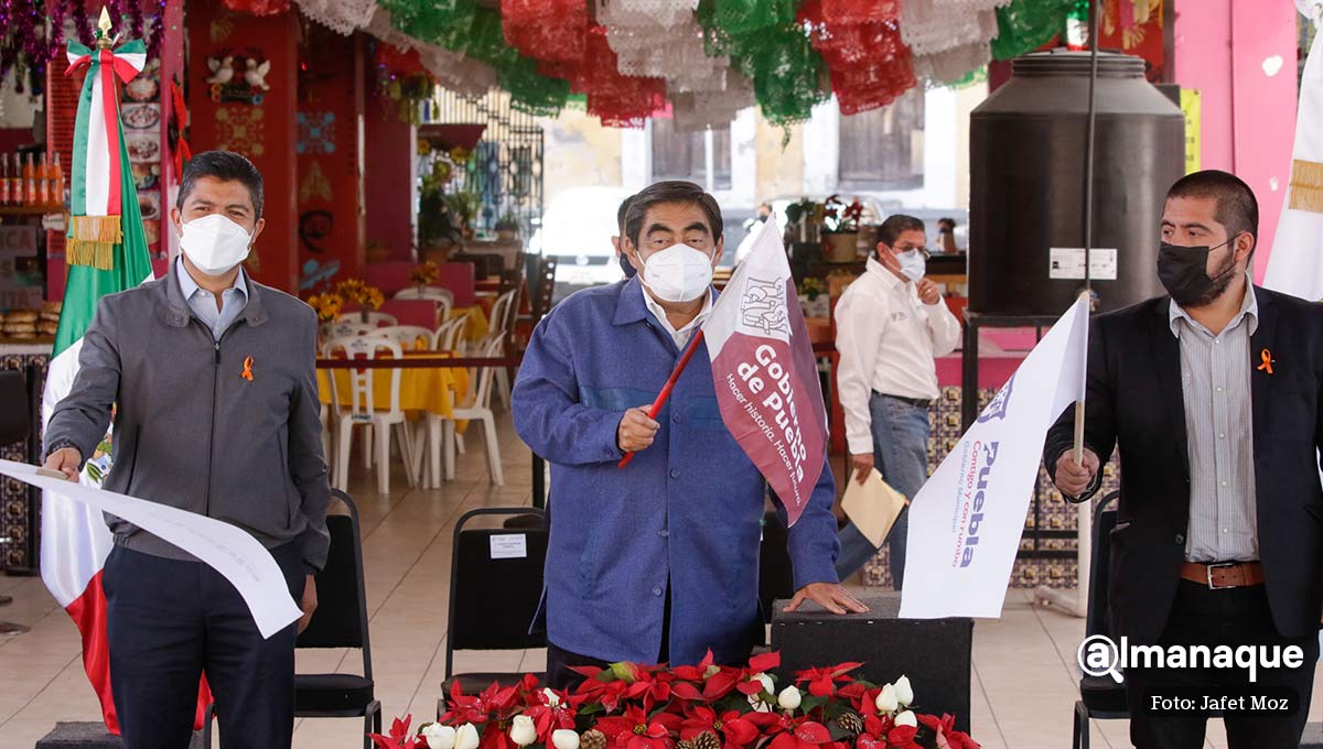 A más de 90 años de su inauguración, gobierno estatal y ayuntamiento rehabilitarán Mercado de El Alto 11 Banderazo Mercado El Alto Puebla 4