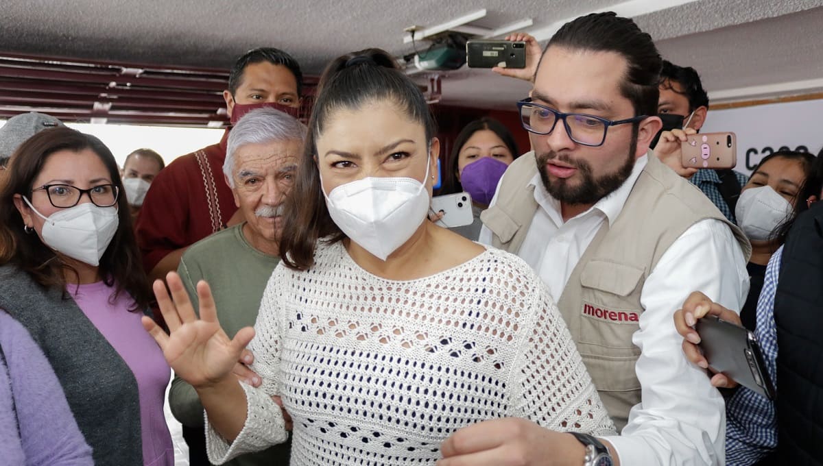 Ah ok: ex alcaldesa de Puebla asegura que le hackearon su cuenta de WhatsApp 2 Claudia Rivera ex alcaldesa 1