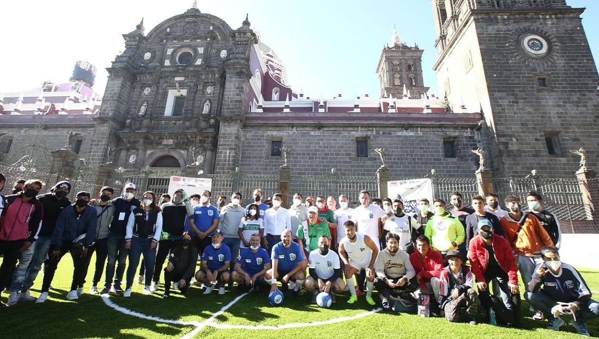 Eduardo Rivera Pérez inaugura el torneo Street Soccer 1 Eduardo Rivera torneo Street Soccer 1
