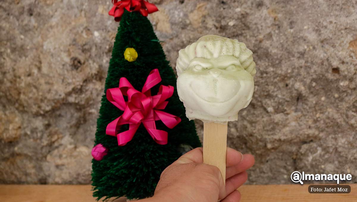 Merry Grinchmas: la paleta navideña a la que nadie se resiste en Puebla (FOTOS) 7 Paleta Grinch heladissimo Puebla 6