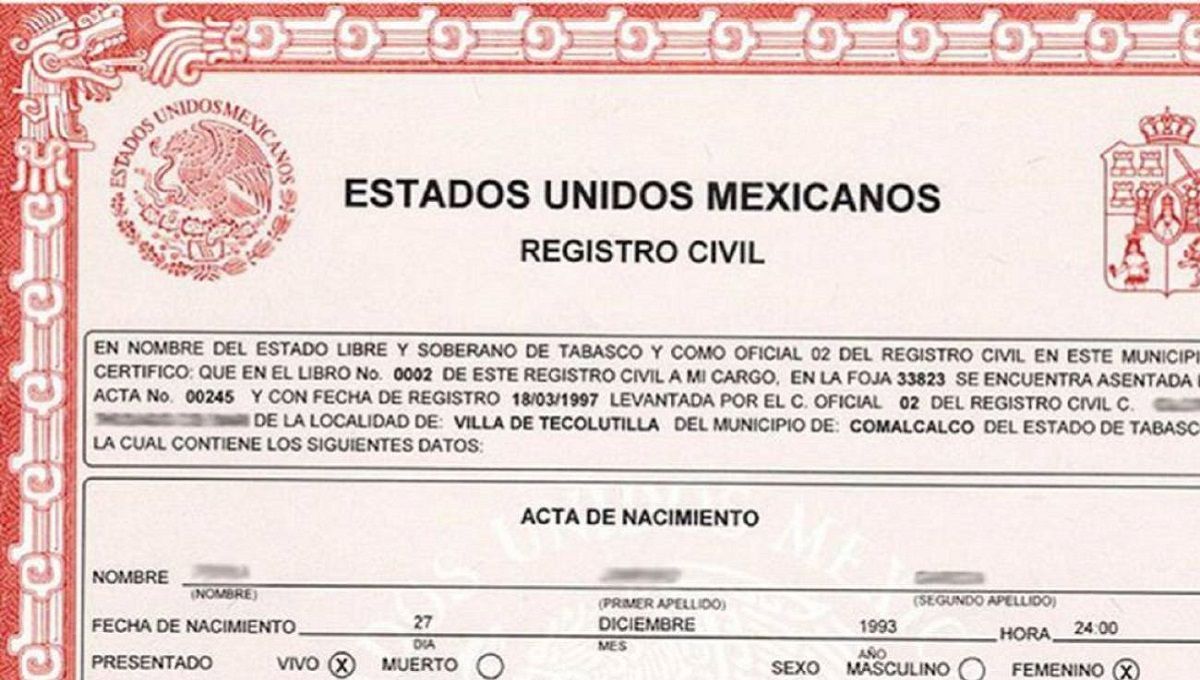SCJN permitirá cambiar tu edad en el acta de nacimiento; así reaccionaron las redes 3 acta de nacimiento