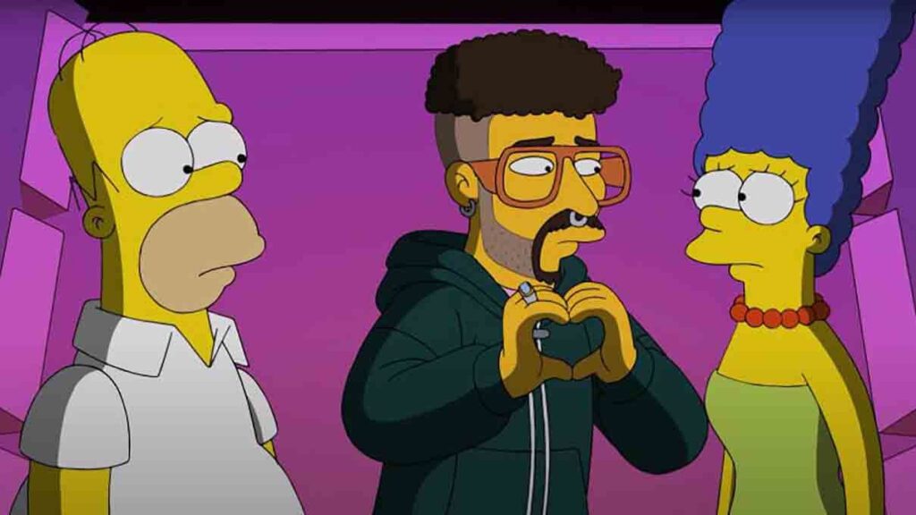 bad bunny simpsons