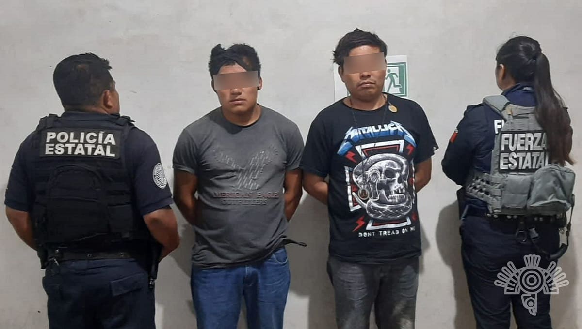 Detiene Policía Estatal a cinco personas por presunta portación ilegal de arma 5 detenidos izucar 1 1