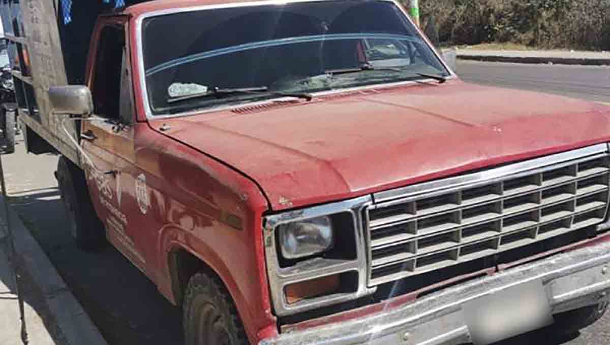 Asegura Policía Estatal camioneta con 45 tanques de gas 2 policia ssp