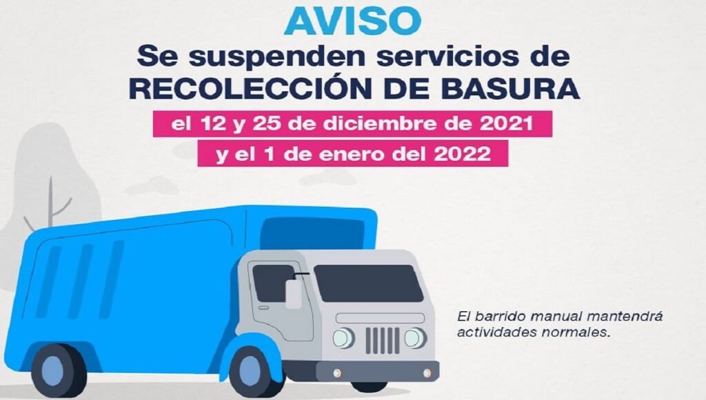 recoleccion de basura diciembre