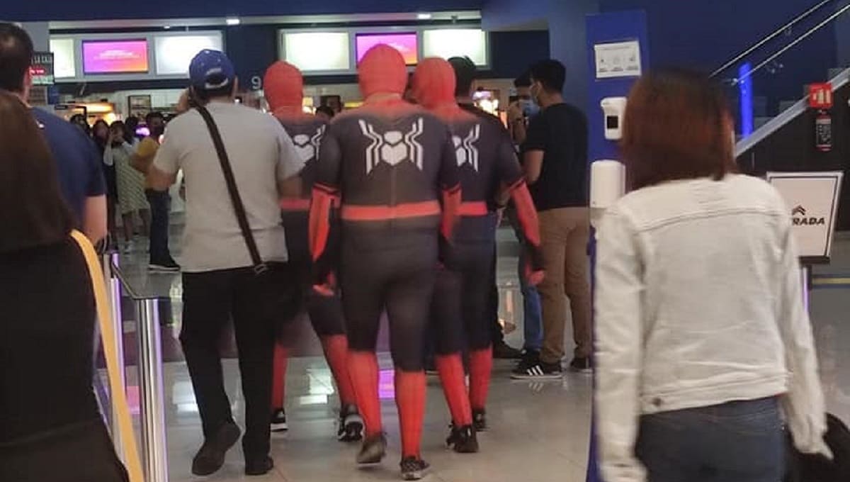 ¡Confirmado! Captan juntos a los tres Spiderman 2 spiderman 1 1