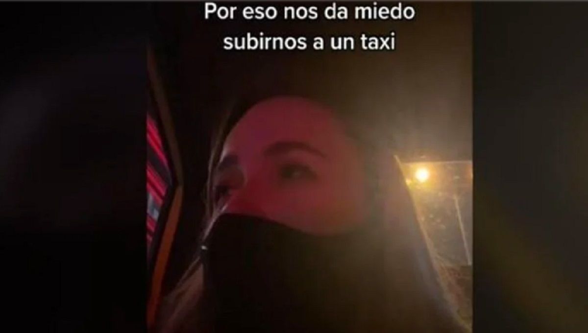 VIDEO: Mujer capta momento en el que un taxista la acosa en Bogotá 2