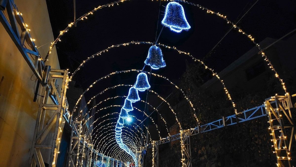 La Villa Iluminada del municipio de Atlixco en Puebla cambió de recorrido este 2021