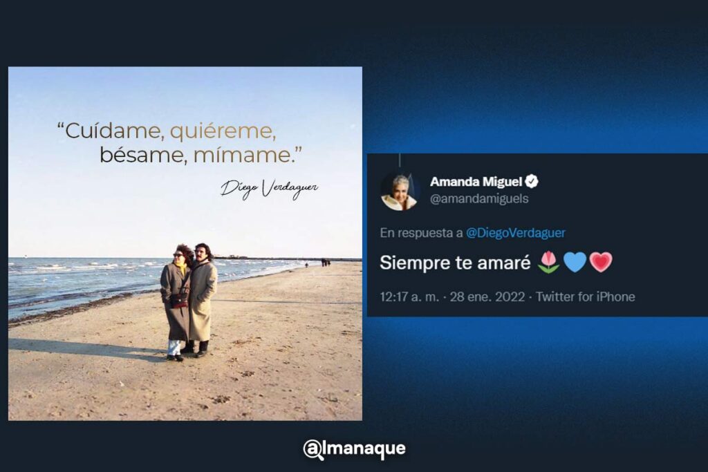 Diego Verdaguer despedida Amanda Miguel