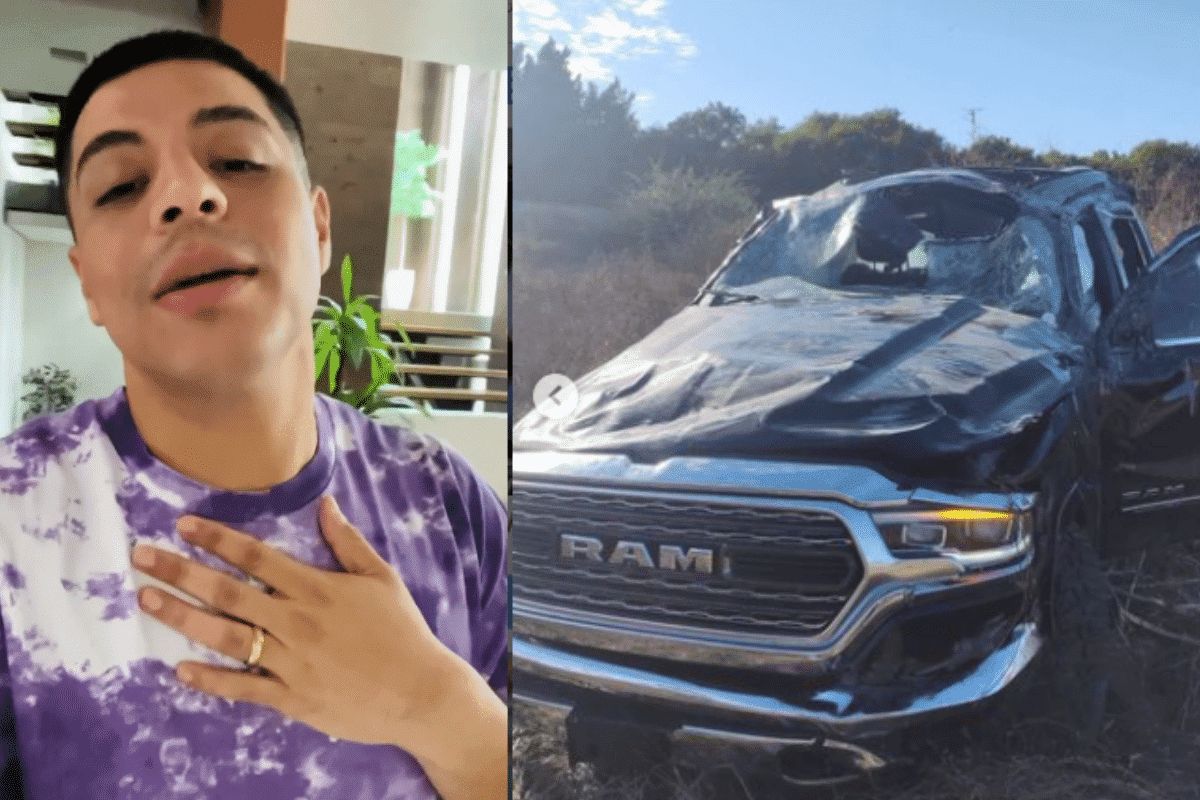 Eduin Caz rompe el silencio tras fuerte accidente en Culiacán: "Estamos bien y fuera de peligro” 2 Eduin Caz 1