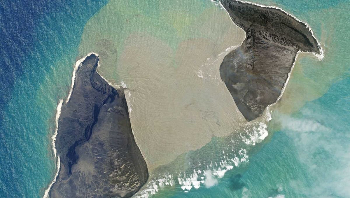 Consecuencias de la violenta erupción del volcán en la isla de Tonga 2 Isla Tonga 1