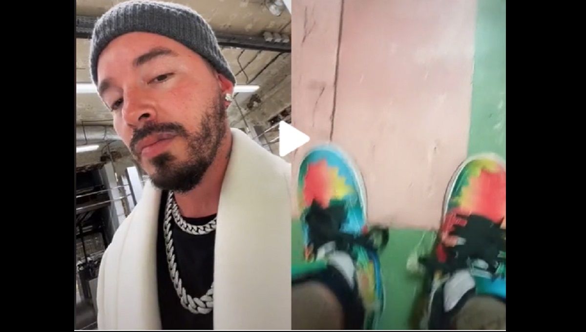 VIDEO: J Balvin regala tenis Jordan a niño que usaba réplicas 2 J Balvin