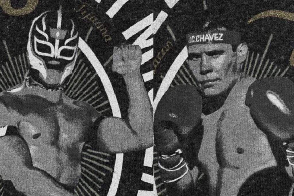 Julio Cesar Chavez y Rey Misterio 1