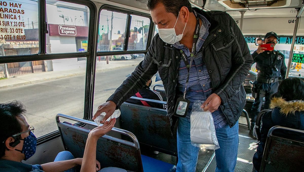 Intensifica gobierno estatal operativos sanitarios en 610 unidades del transporte público 2 SMT2 1