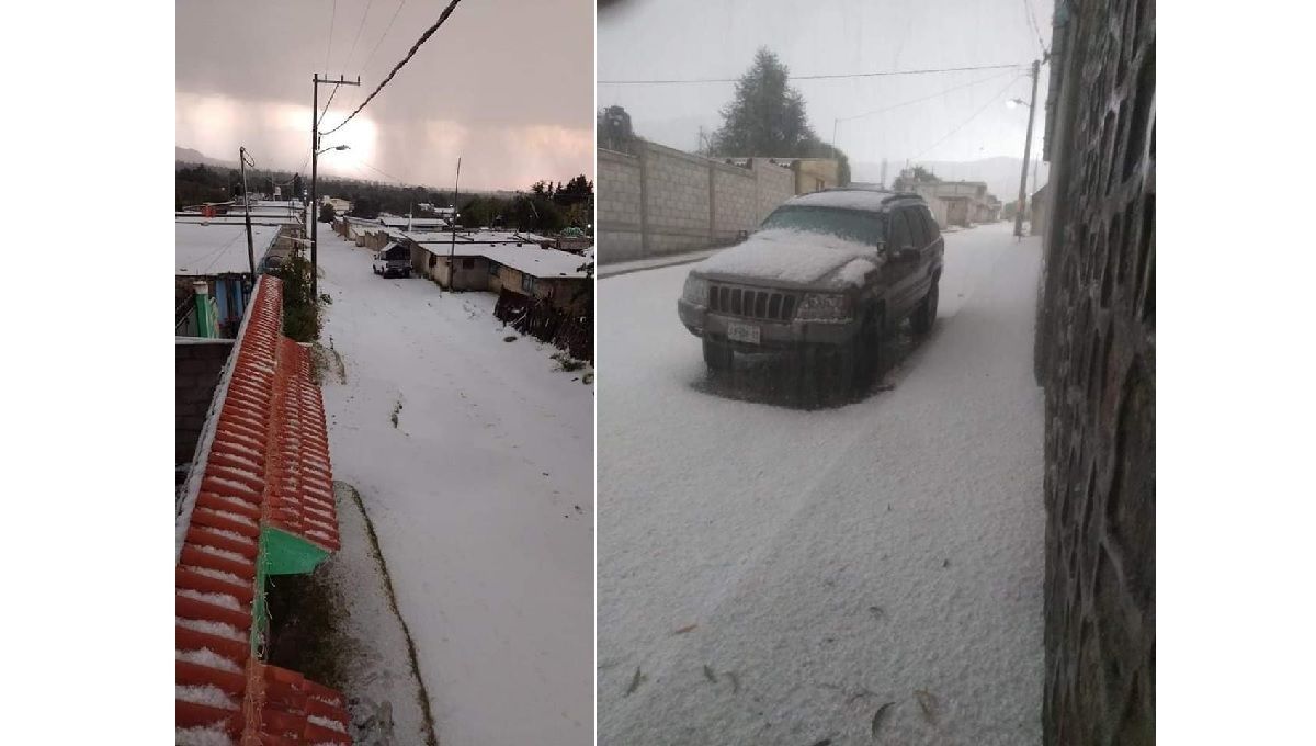 No es Washington, así se vio la granizada Tlachichuca (FOTOS) 7 Tlachichuca 1