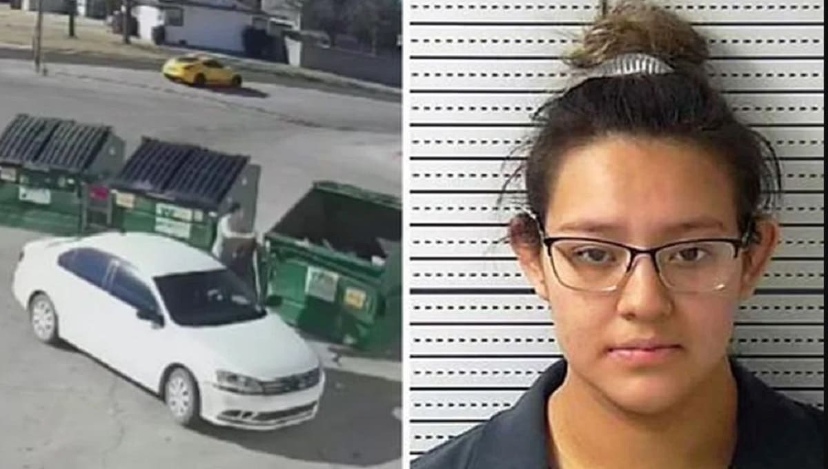 Mujer de 18 años arroja a su recién nacido a un basurero en EU 3 abandona bebe 1