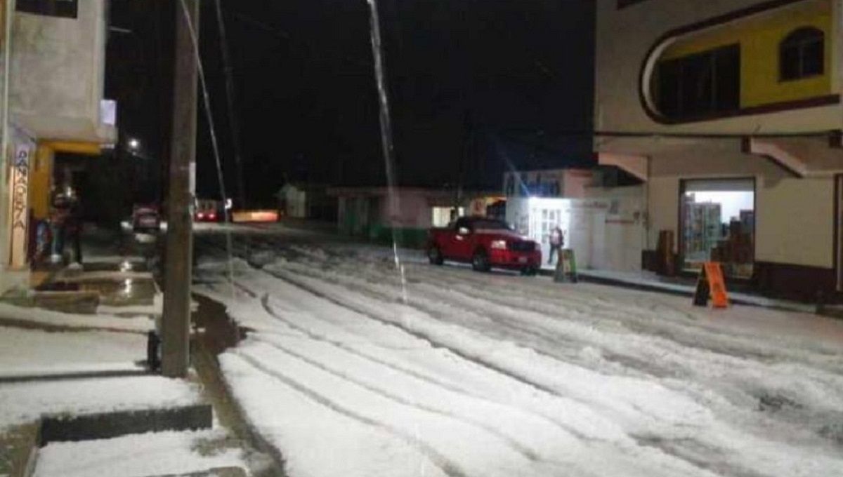 FOTOS: Granizada pinta de blanco a San Sebastián Villanueva 6 acatzingo 3