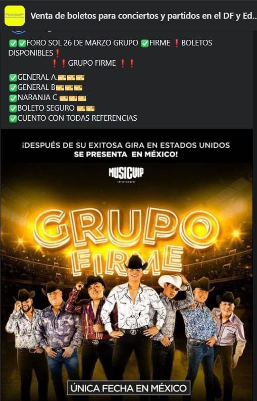boletos grupo firme 4