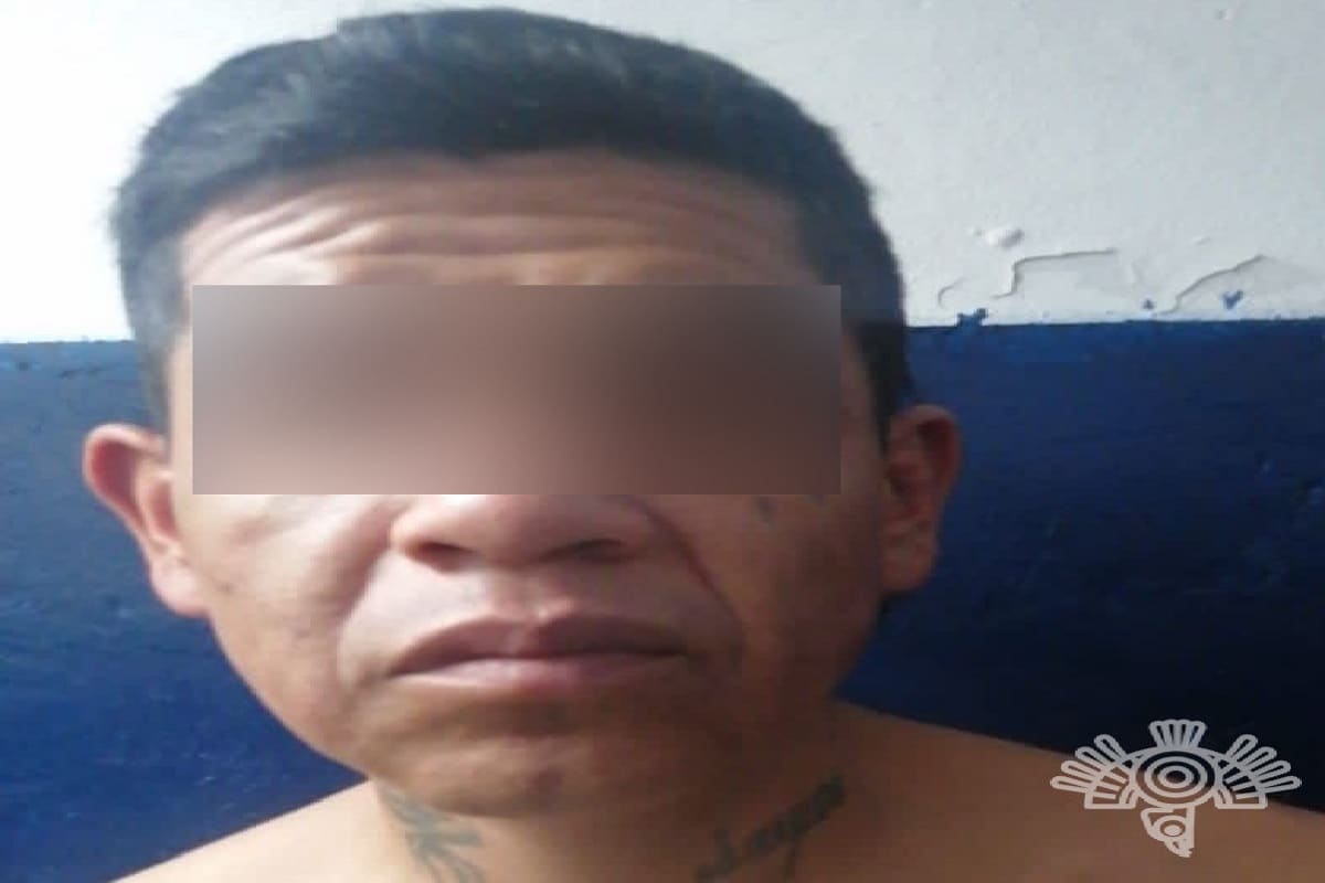 Detiene Policía Estatal a presunto vendedor de droga en Puebla 1 detenido vendedor de droga puebla 1