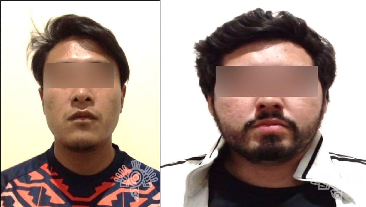 Detiene Policía Estatal a dos presuntos vendedores de droga en Puebla 1 detenidos con droga puebla ssp 1