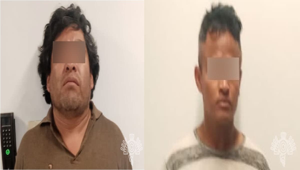 En posesión de aparente droga, Policía Estatal detiene a dos hombres 1 detenidos en los reyes de juarez 1
