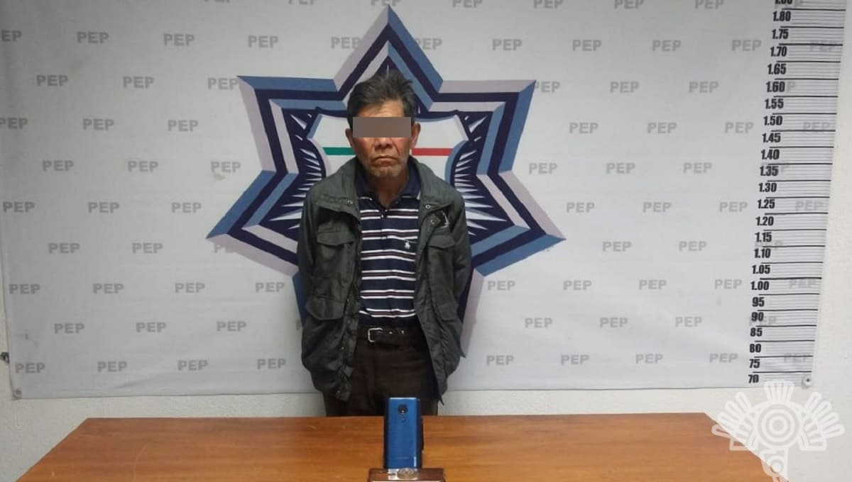 Detiene Policía Estatal a presunto ladrón en transporte público en Puebla 1 ladron transporte publico ssp 1